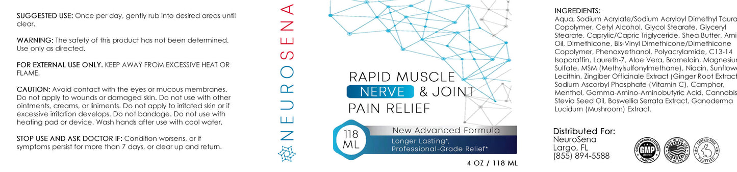 Rapid Relief Cream for Muscle, Joint & Nerve