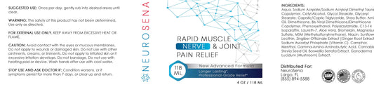 Rapid Relief Cream for Muscle, Joint & Nerve